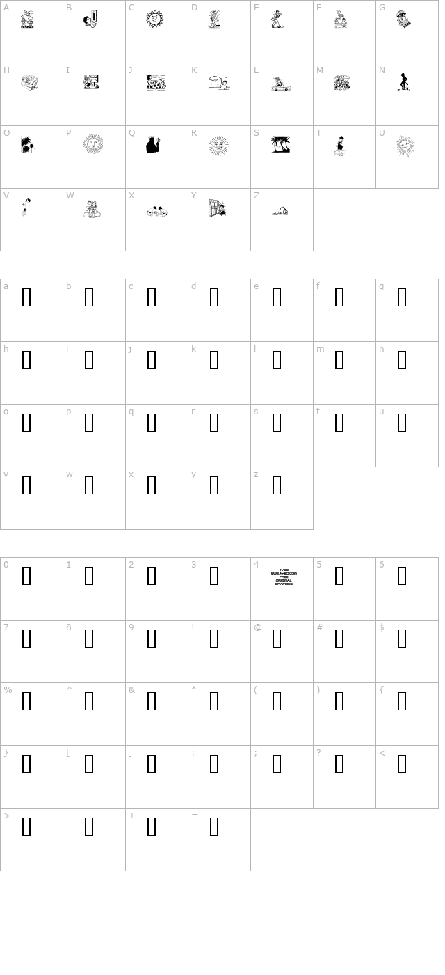 4yeosummer character map