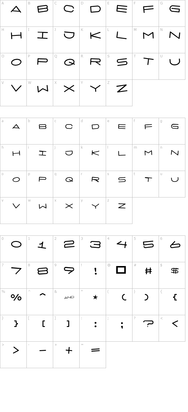 7-days-rotated character map