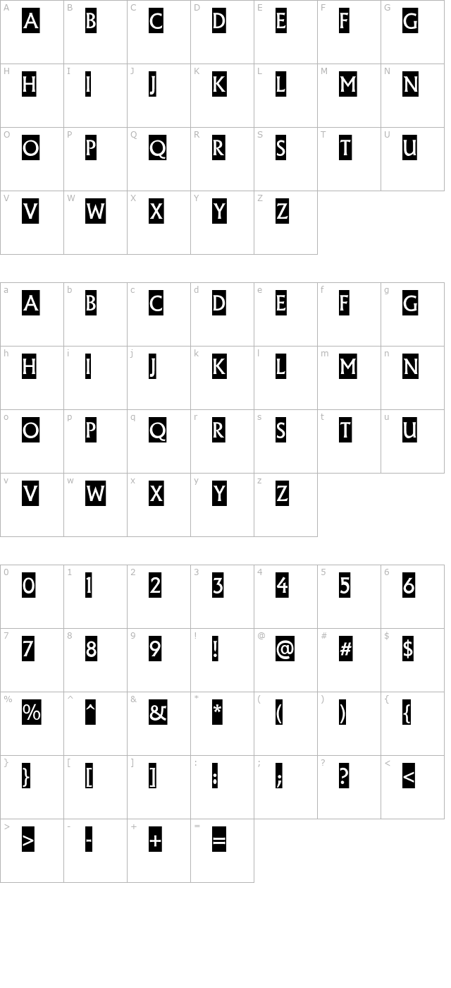 a-algiduscm character map