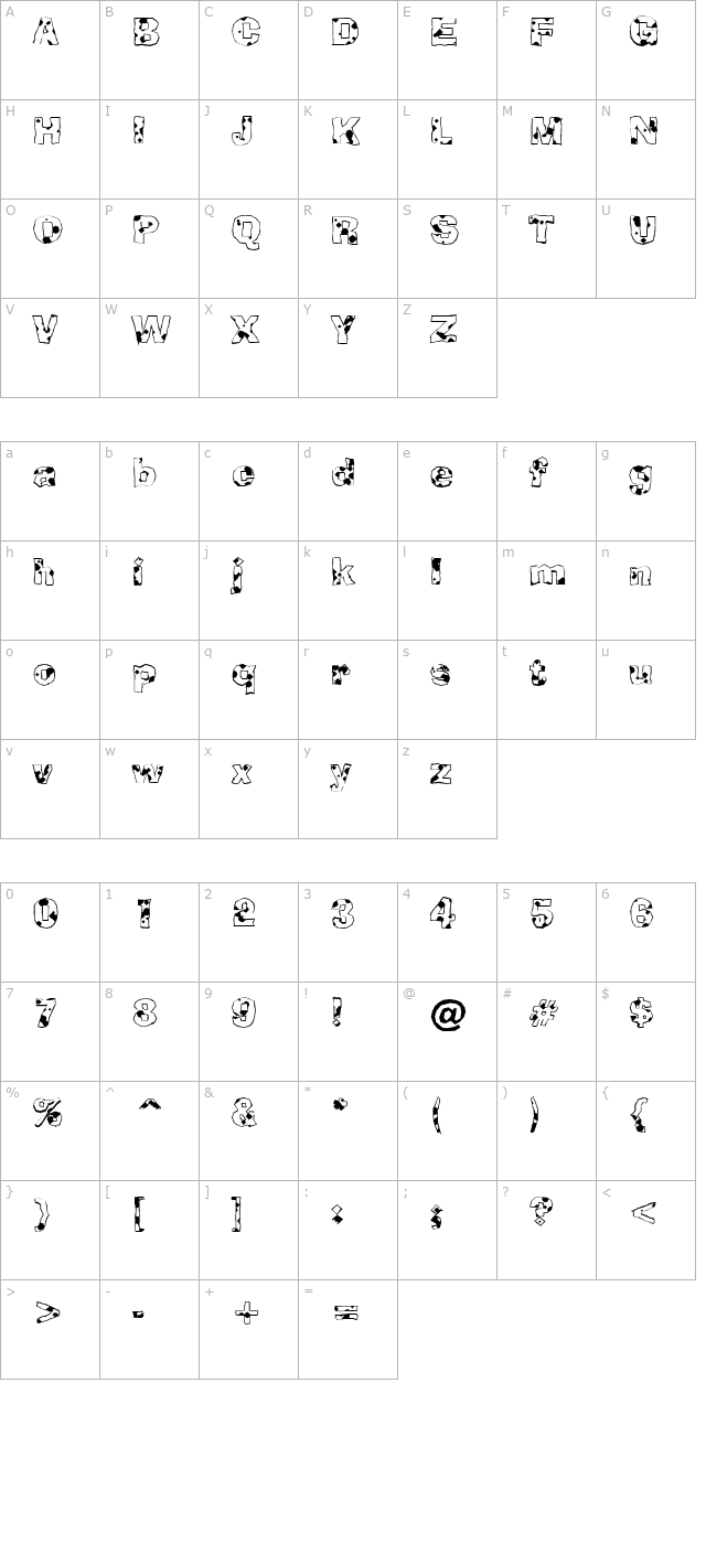 a-brokerabst character map