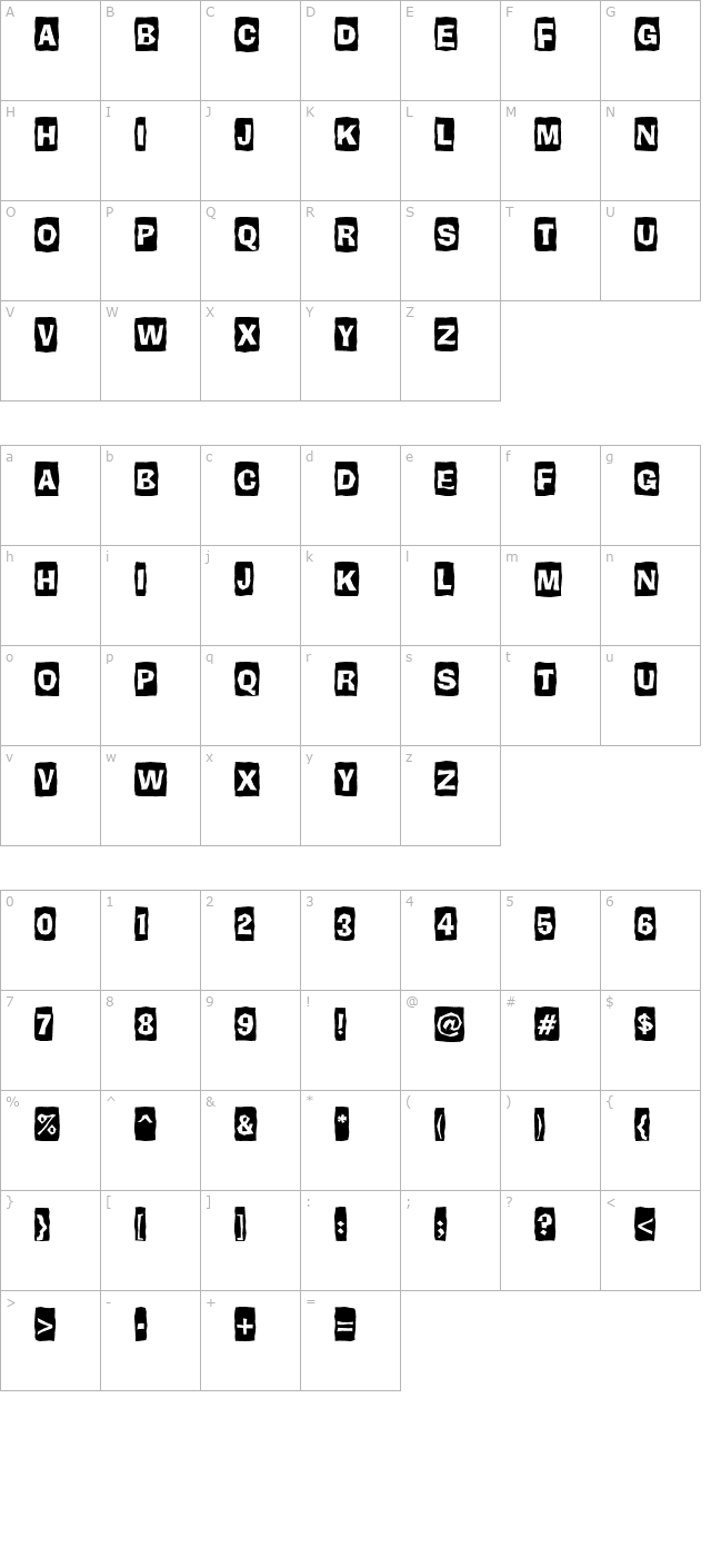 a_BrokerCm character map