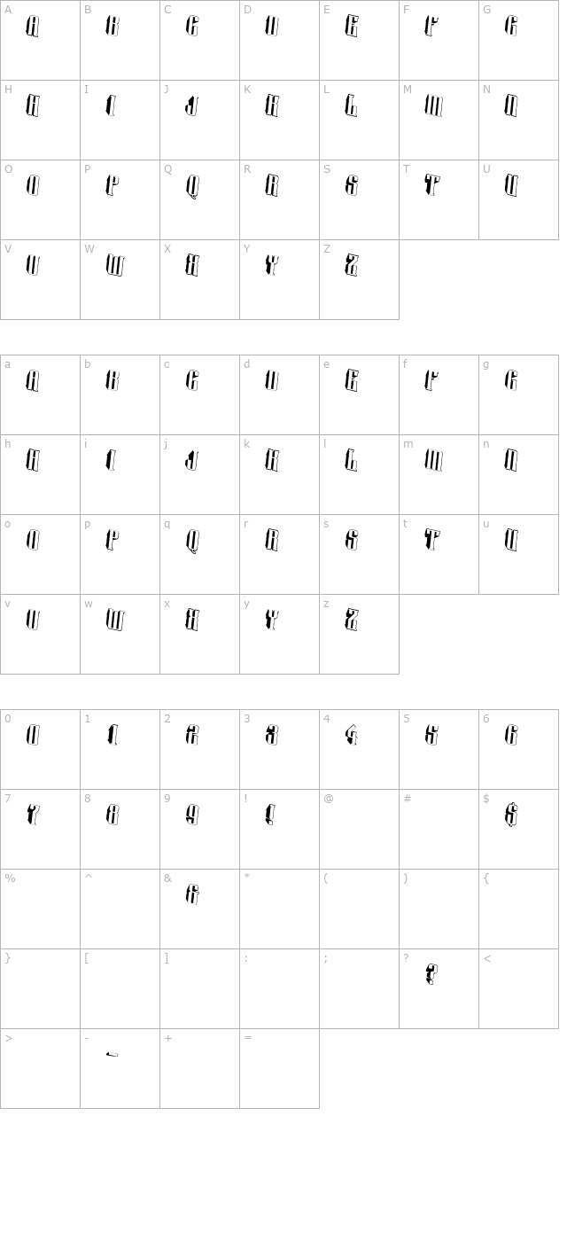 a-harder3drighttwist character map