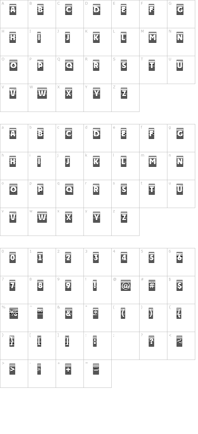 a-plakatcmmr character map