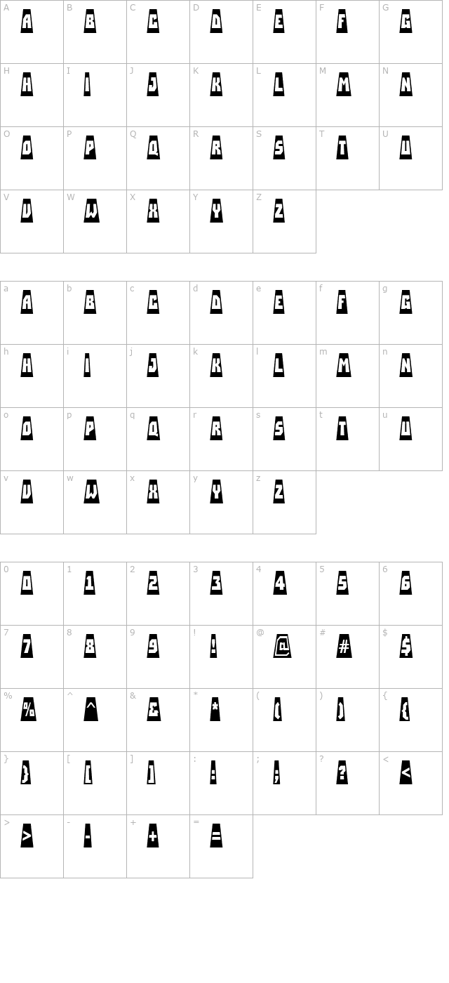 a-simplercmctabv-bold character map