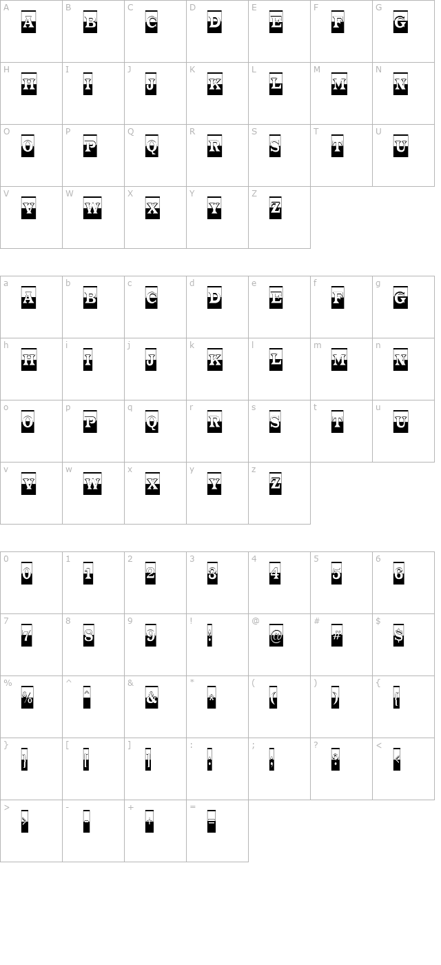 a-trianglercmb-w character map