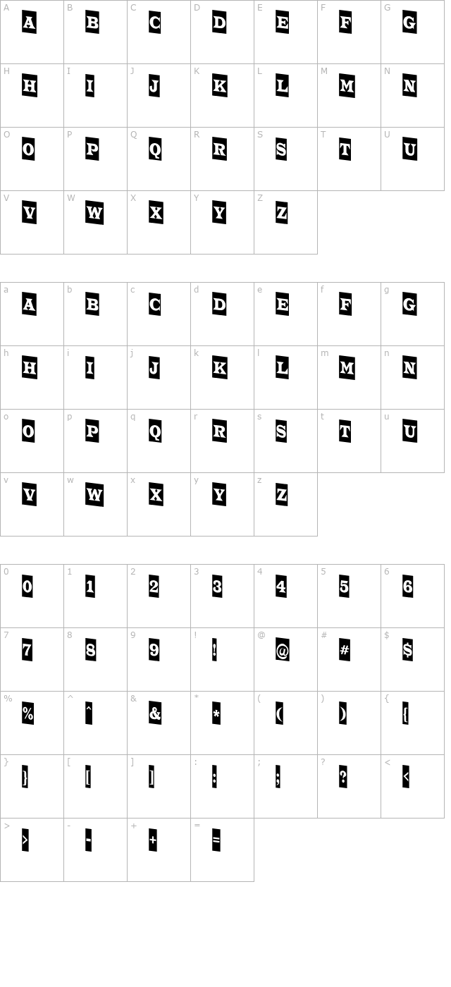 a_TrianglerCmDn character map