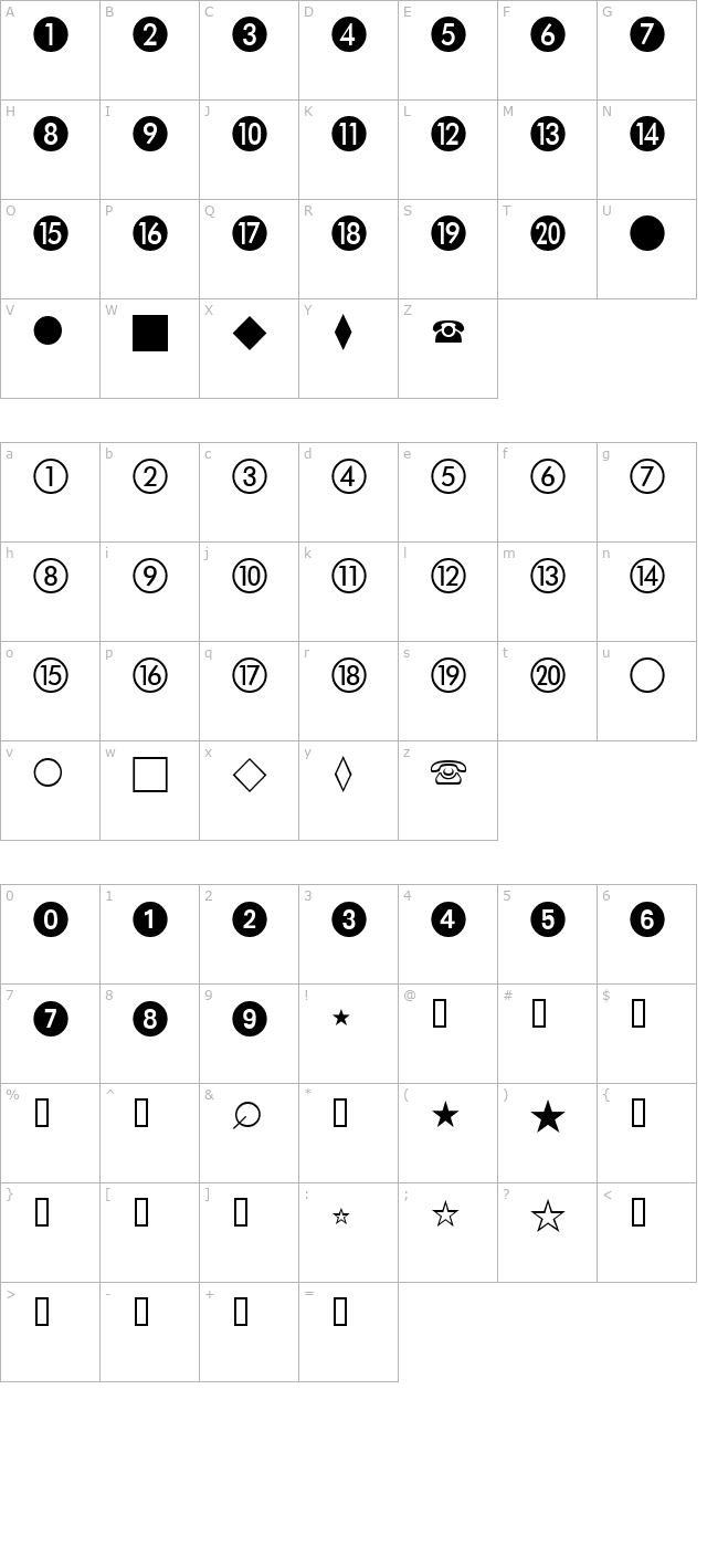 abacustwossi character map