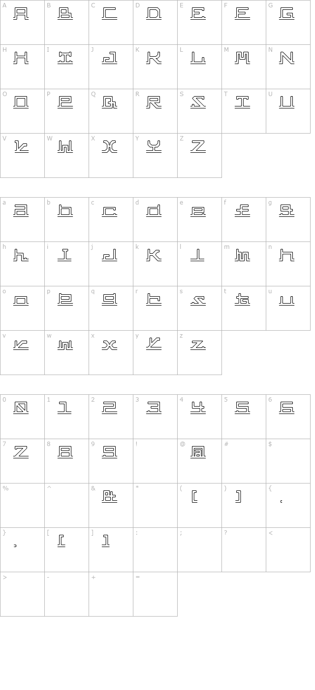 abc-pipe character map