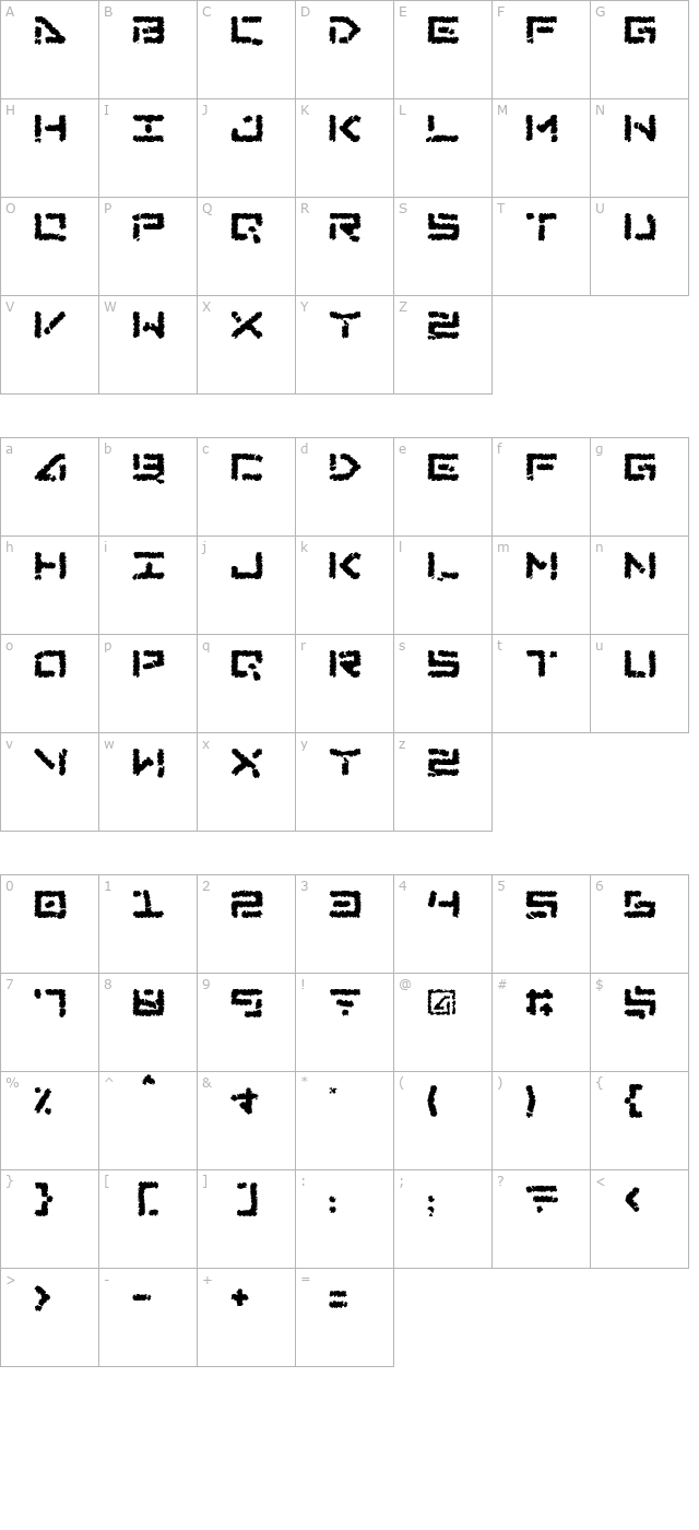 abduction-iii character map