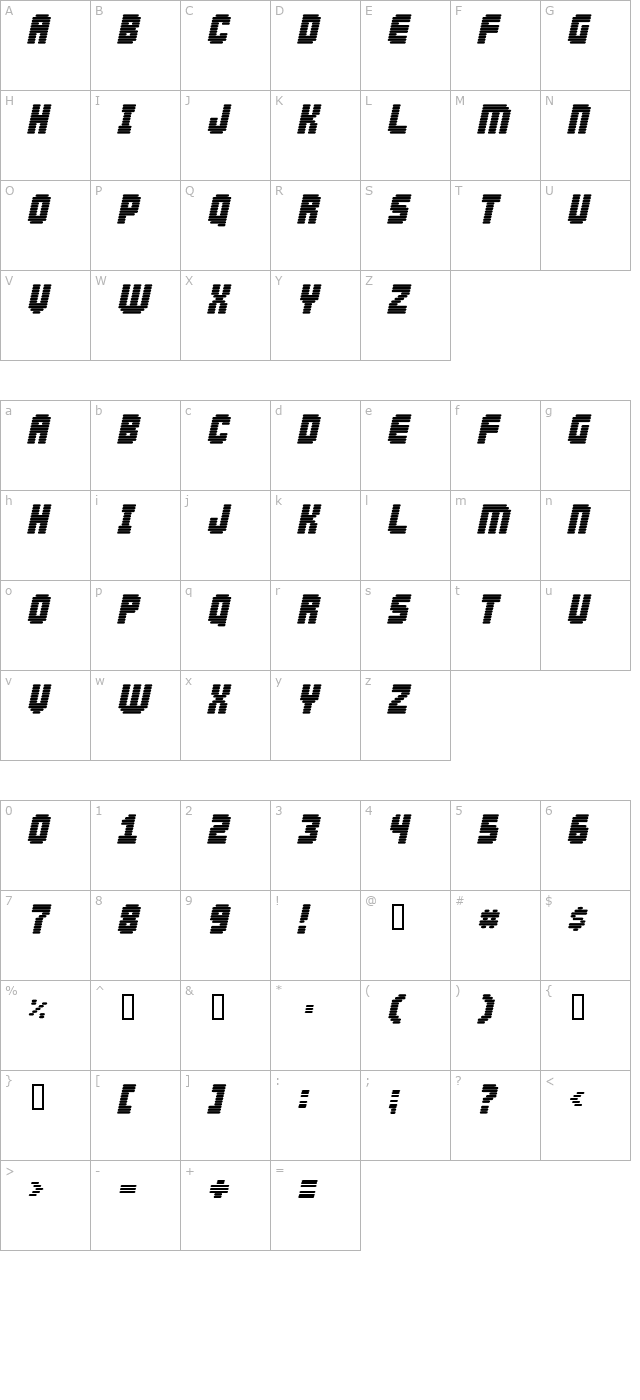 abduction2000 character map