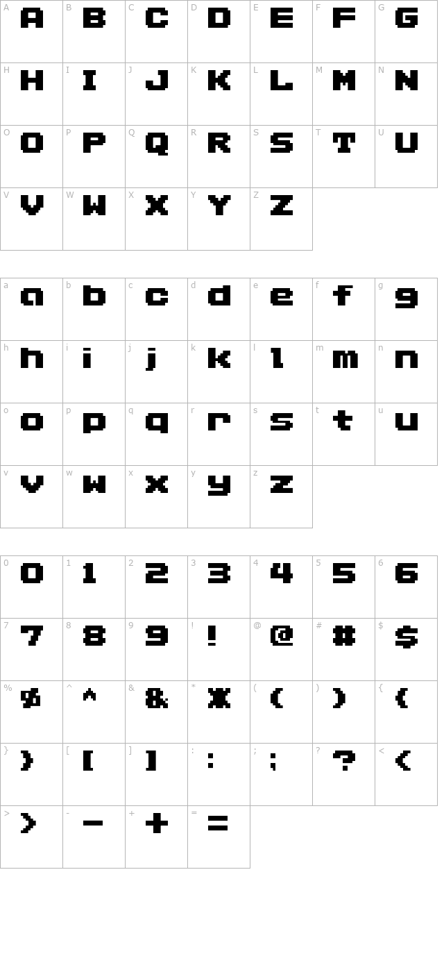 addlgbitmap09 character map