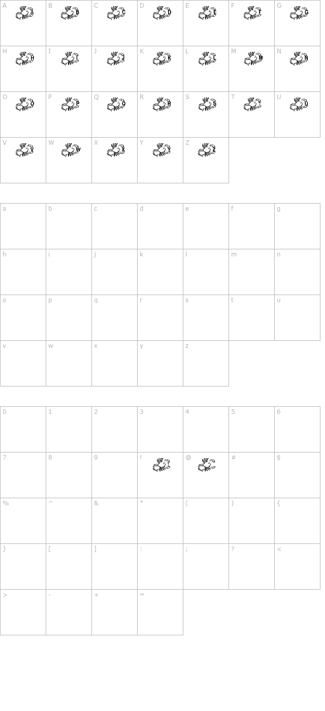 adrians-scorpion character map