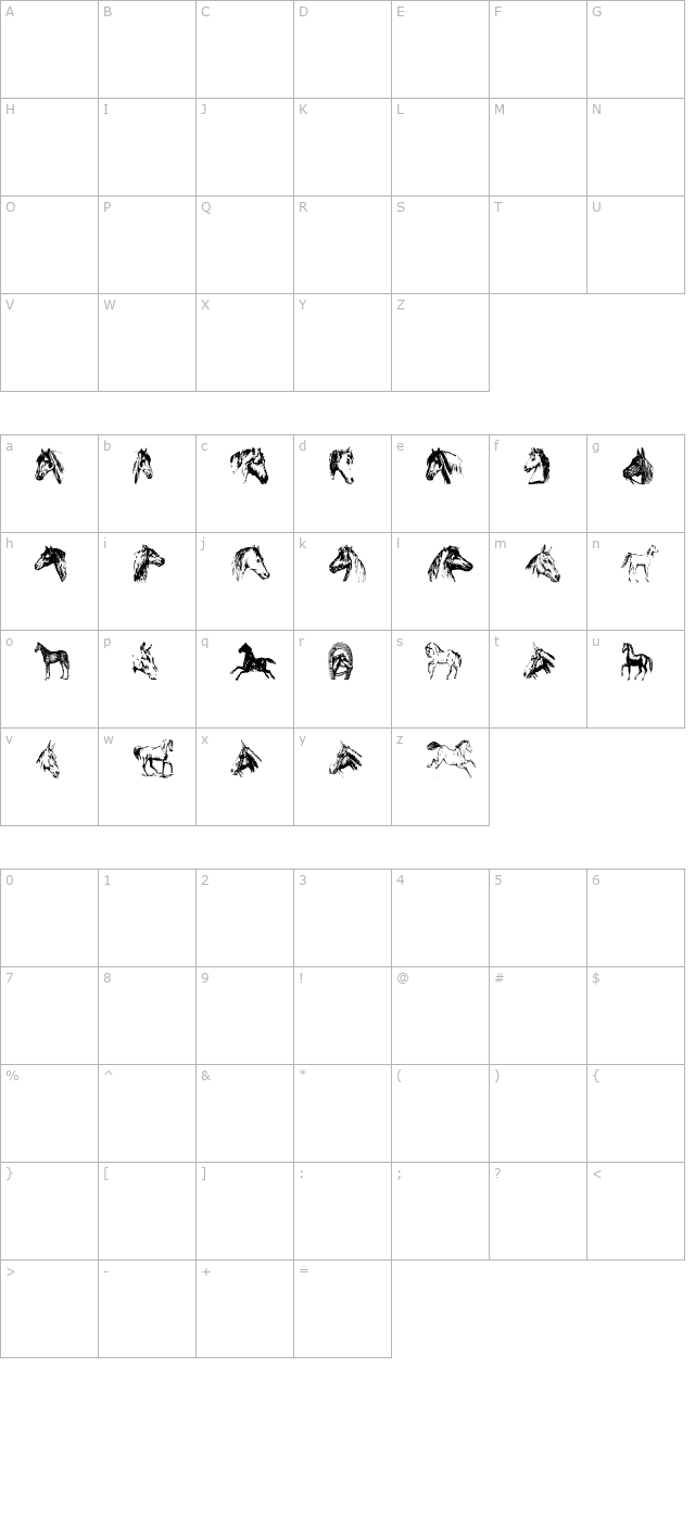 aezhorses character map