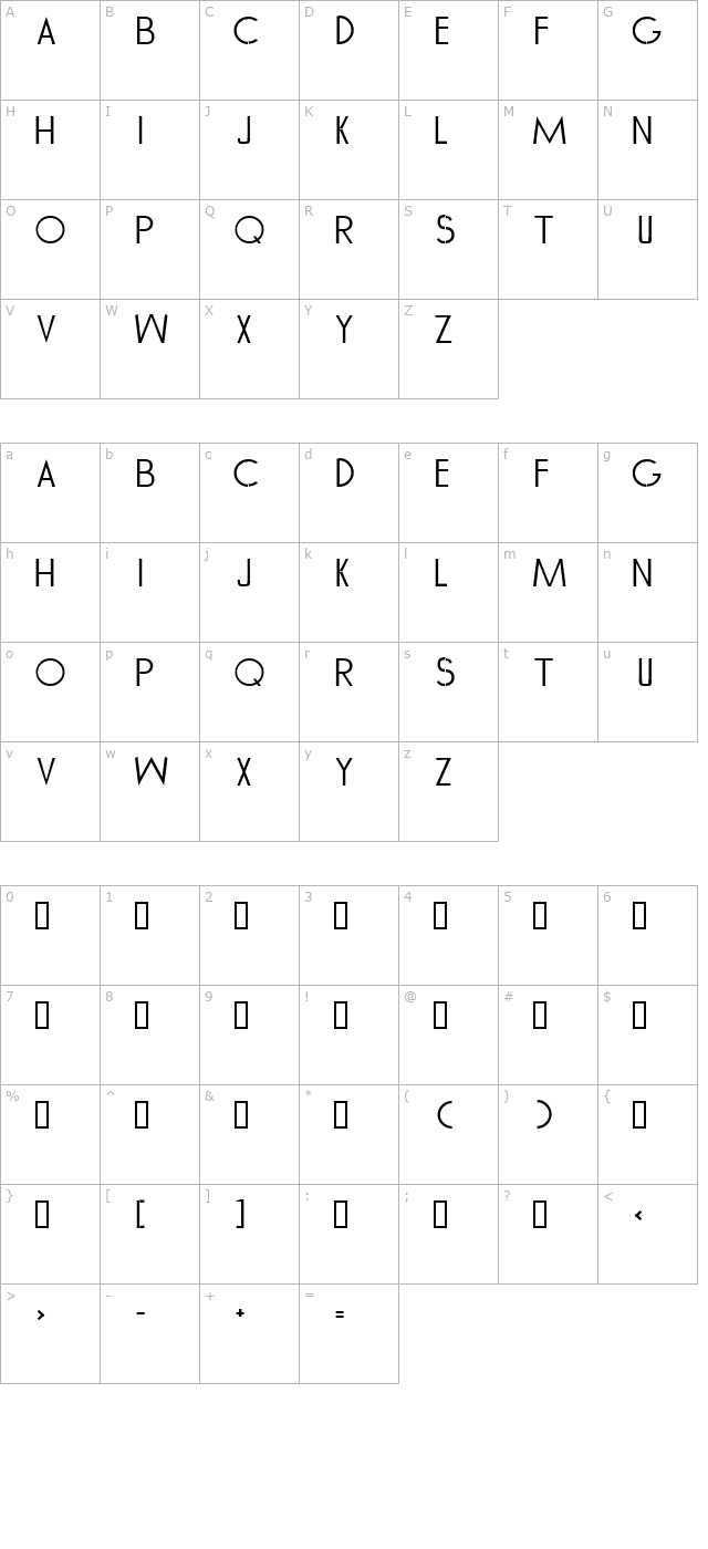 af-tommy-hilfiger character map