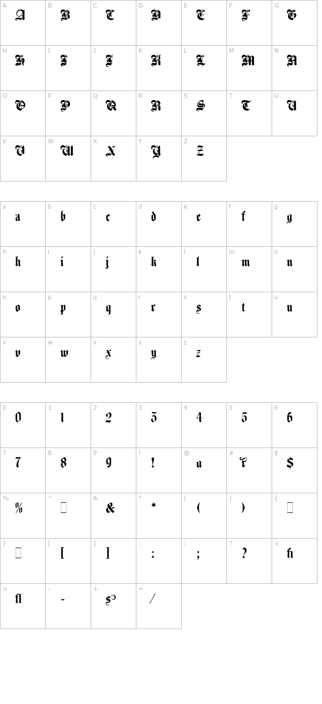 agincourt-let-plain10 character map