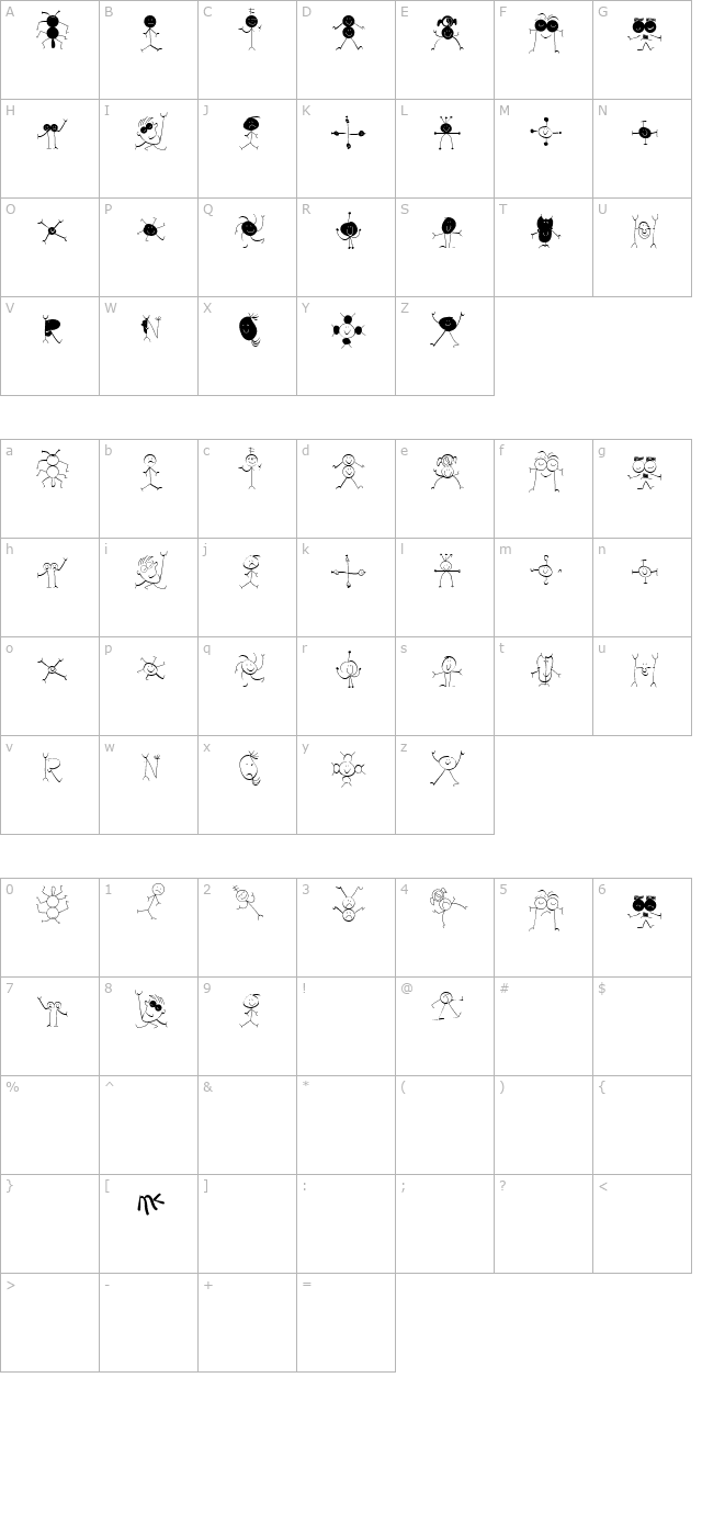 aimarsmen character map