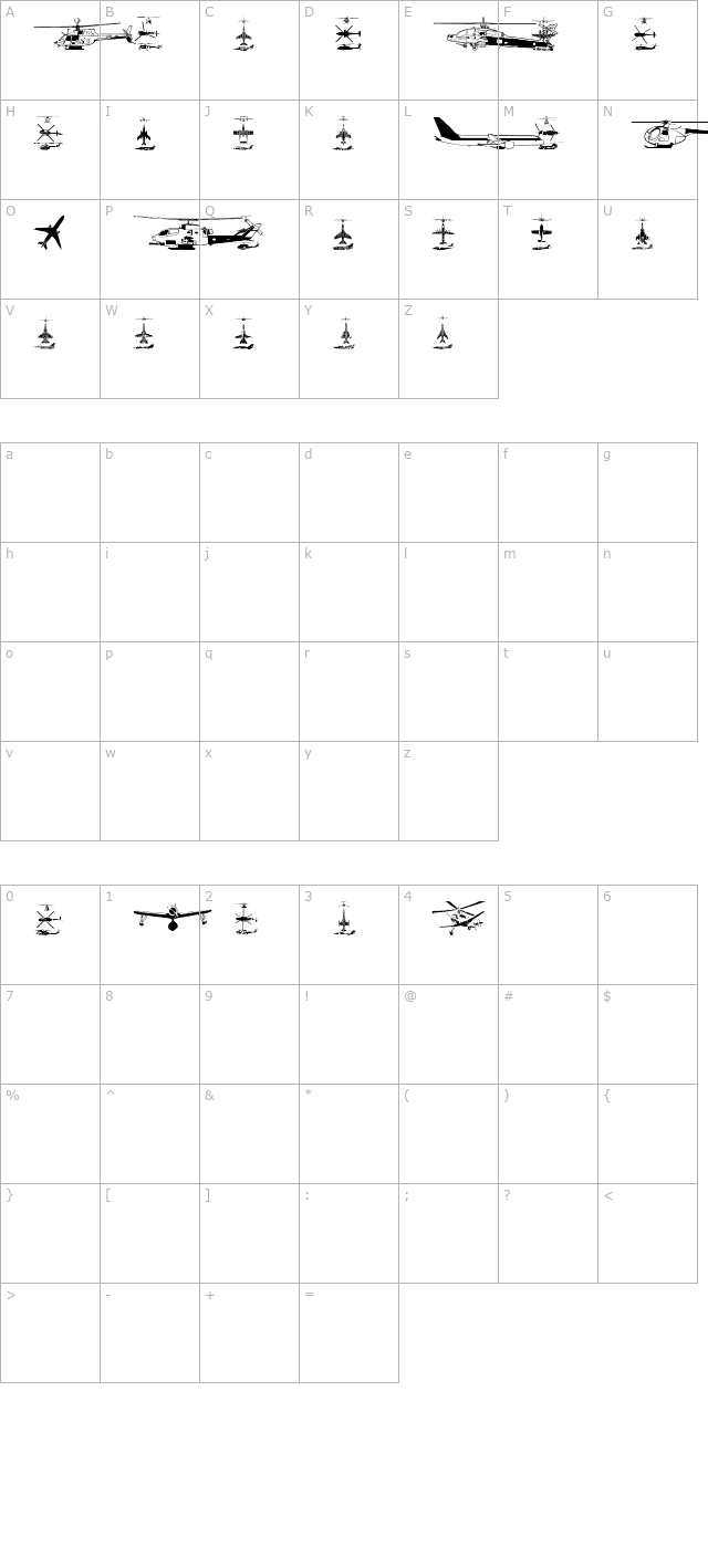 aircraft1 character map