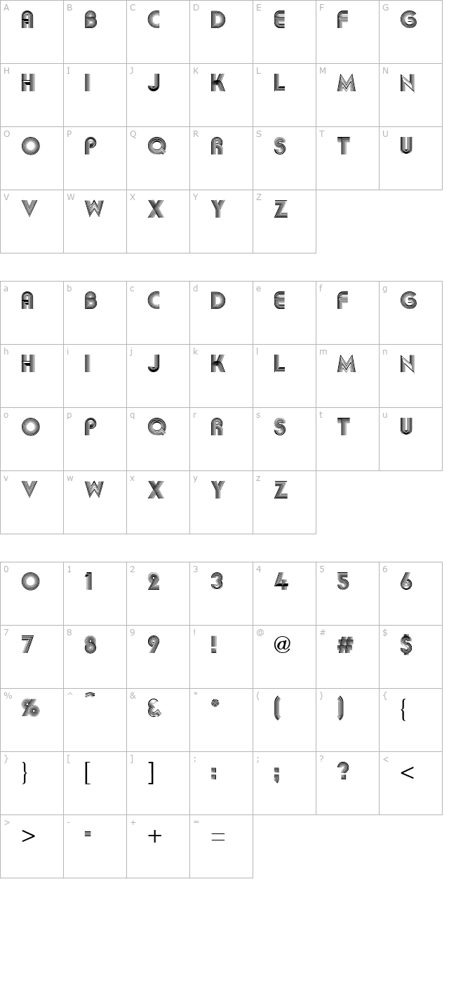 aki-lines-regular character map