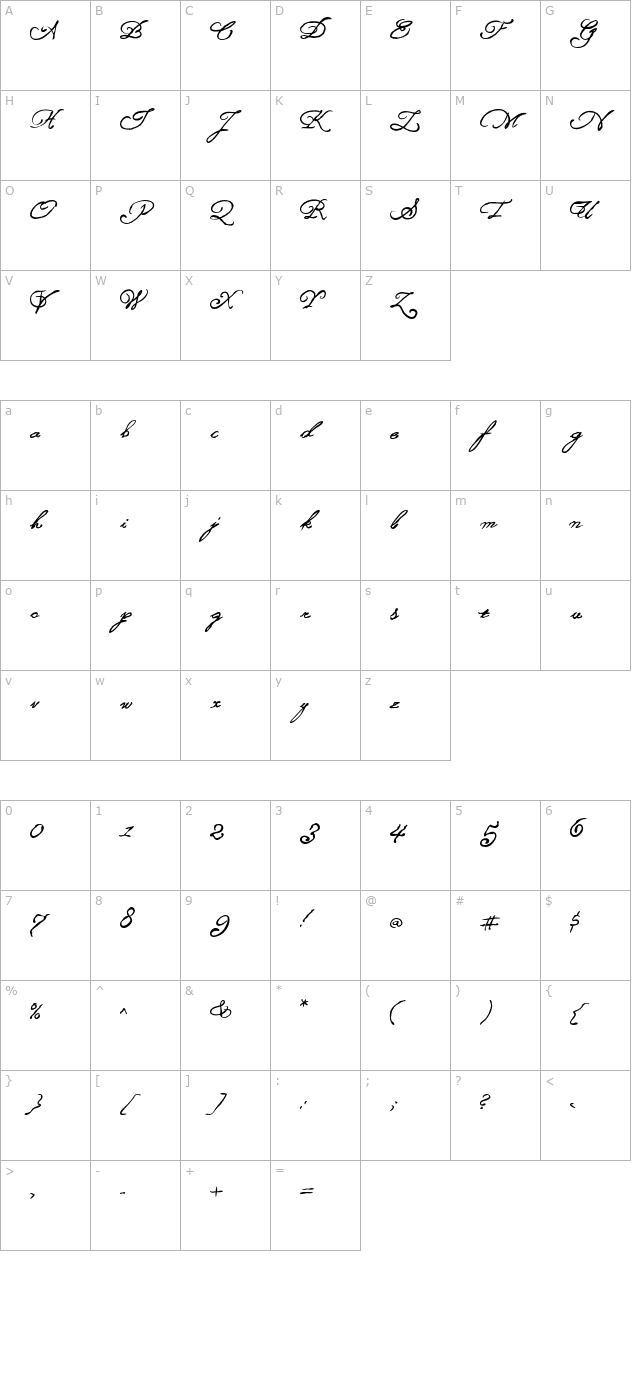 AL Savannah character map