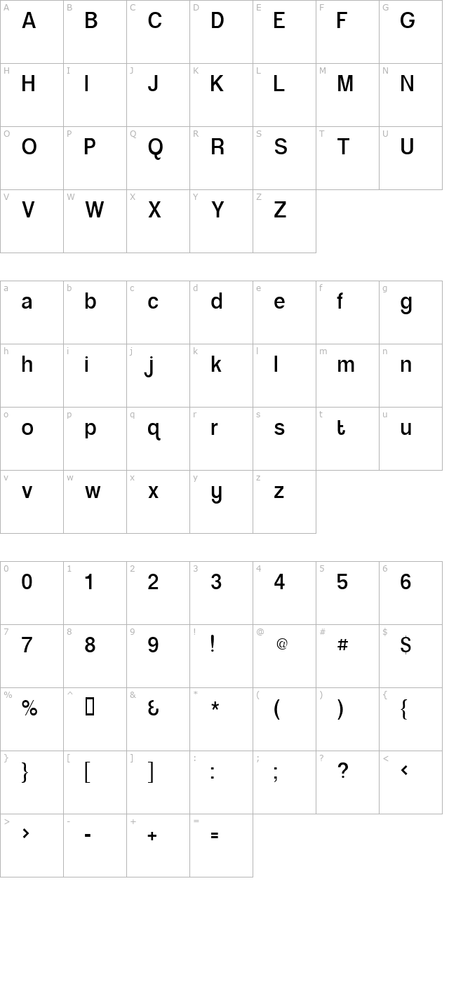 al-songwriter character map