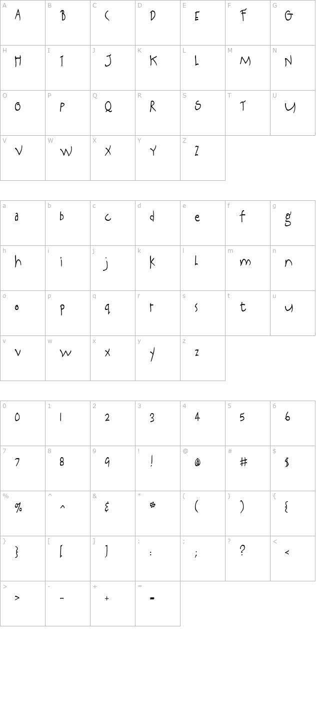 al-whitewash character map