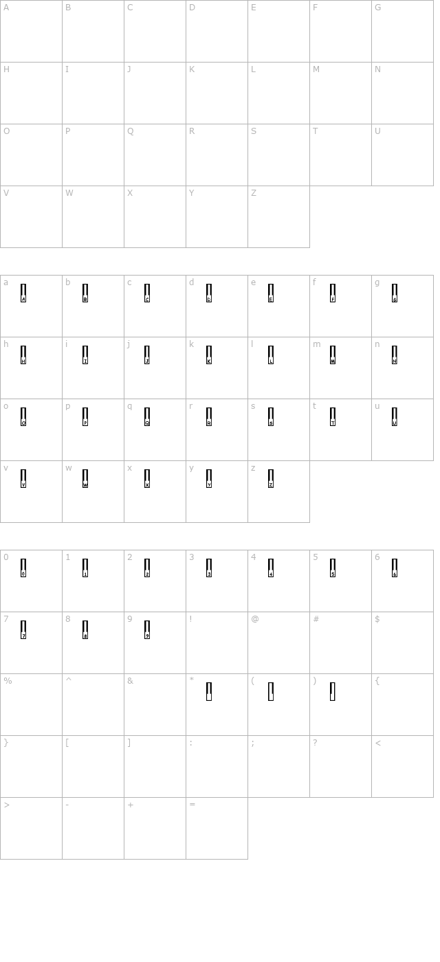 All That Jazz character map