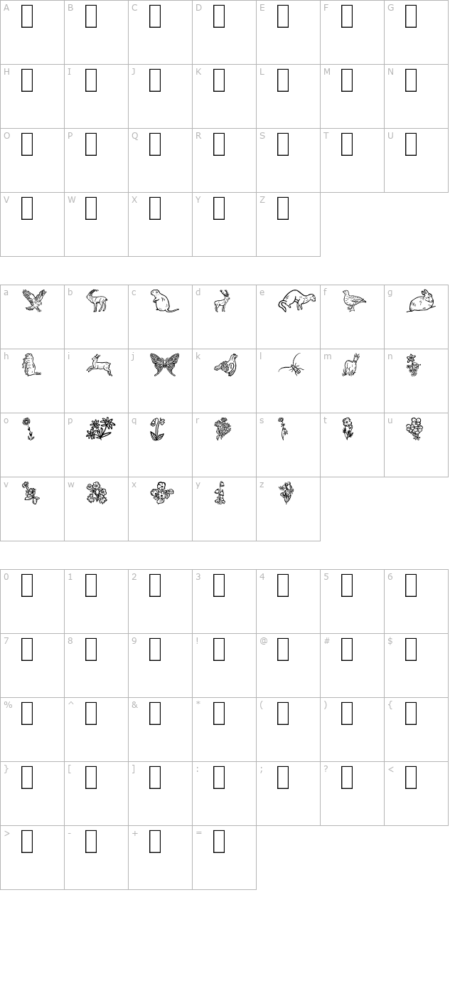 alpagesnet character map