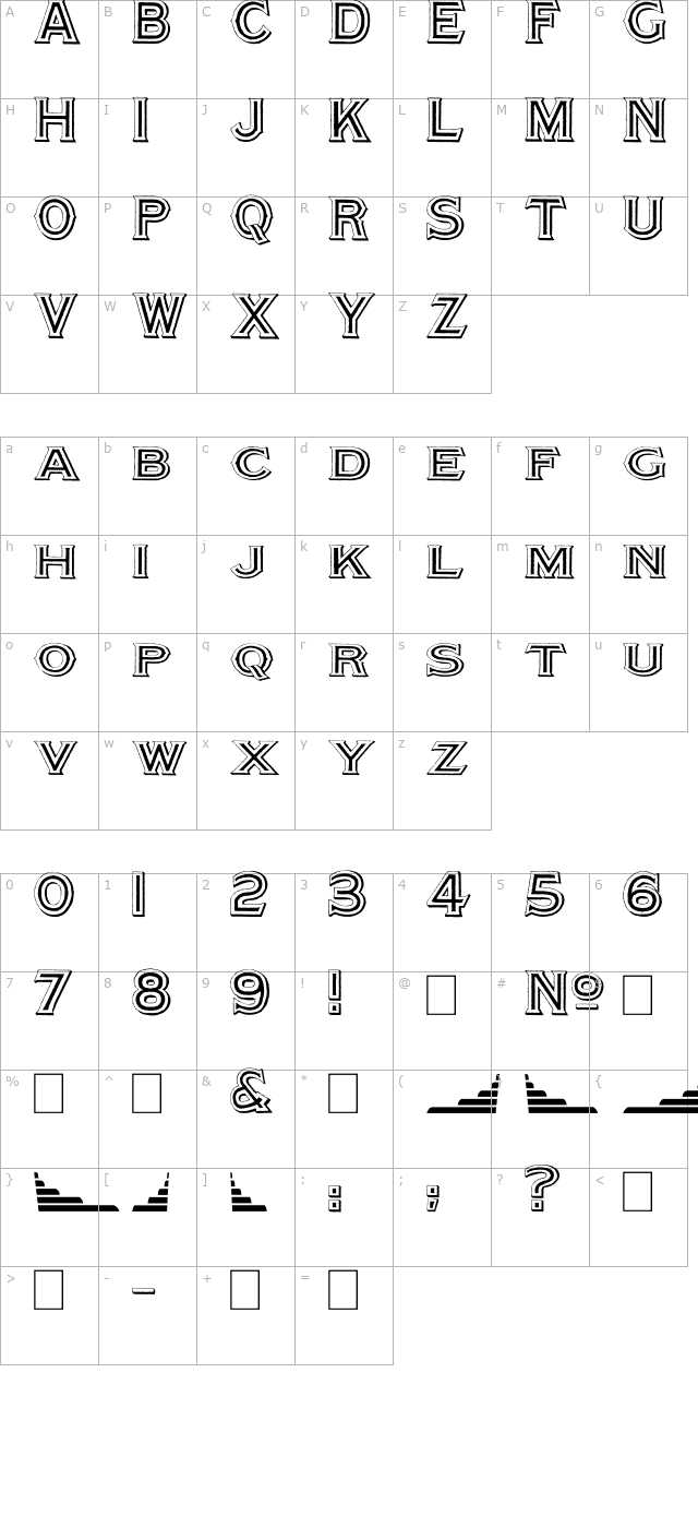 altea character map