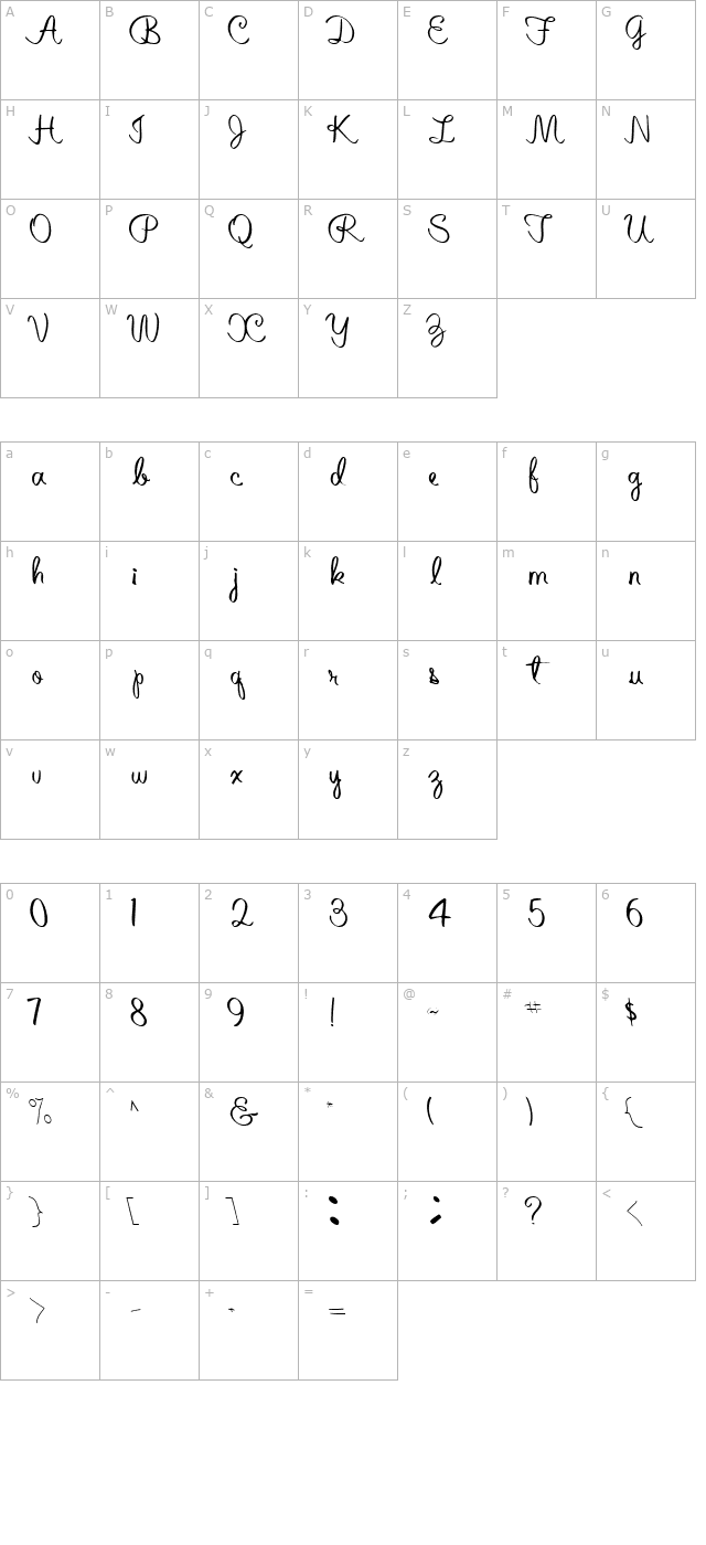 AlteredStates67 Regular ttcon character map