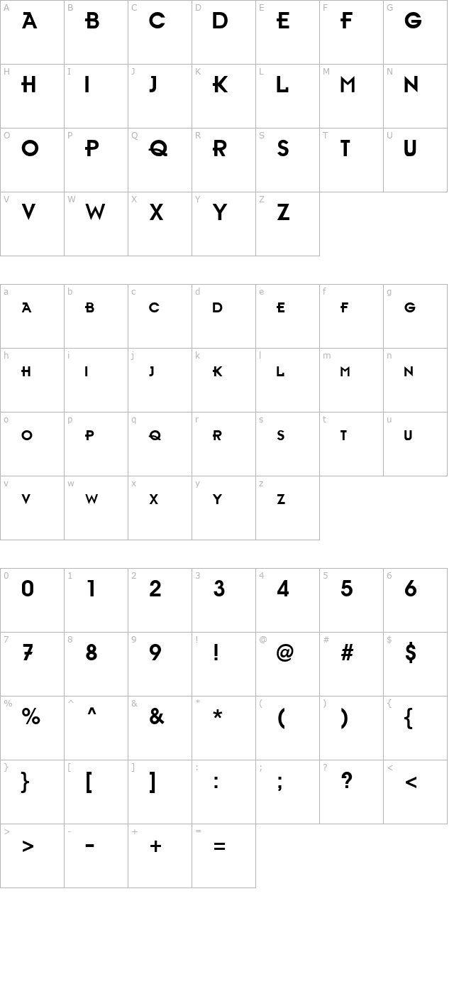 ambient-medium character map