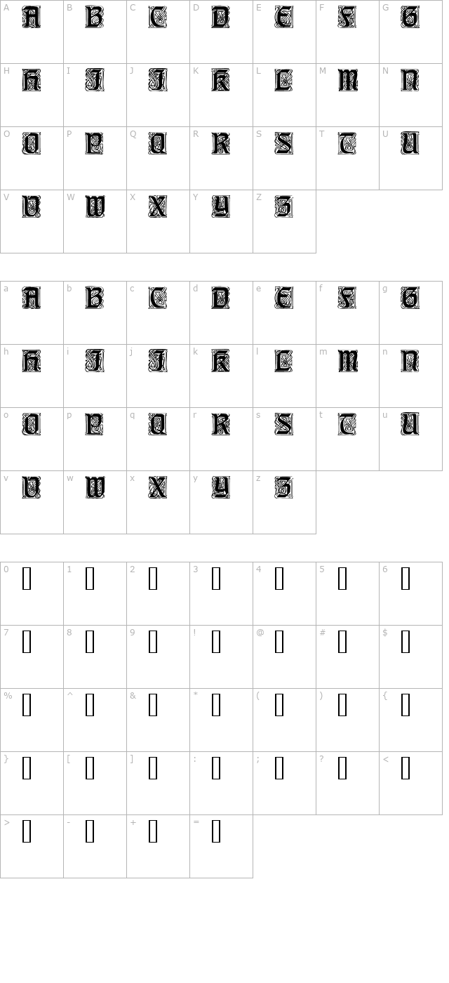 AmedicusCapsSSK character map