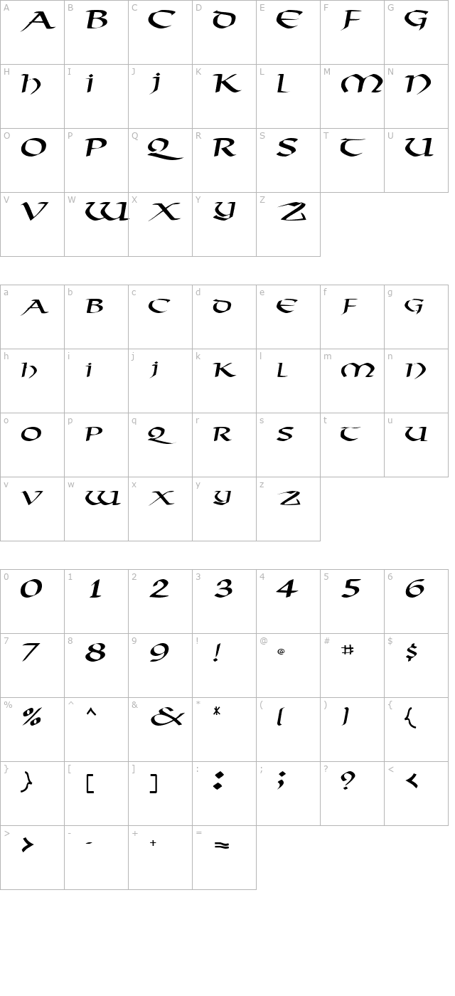 amorososcapsssk character map