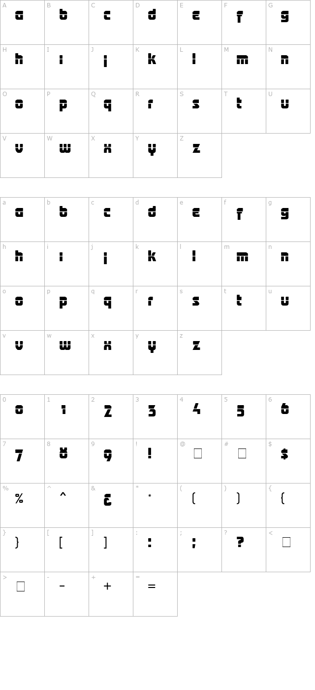 anatol-mn character map