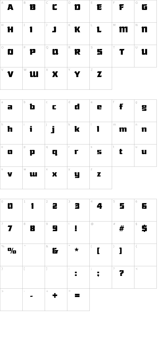 andreabecker character map