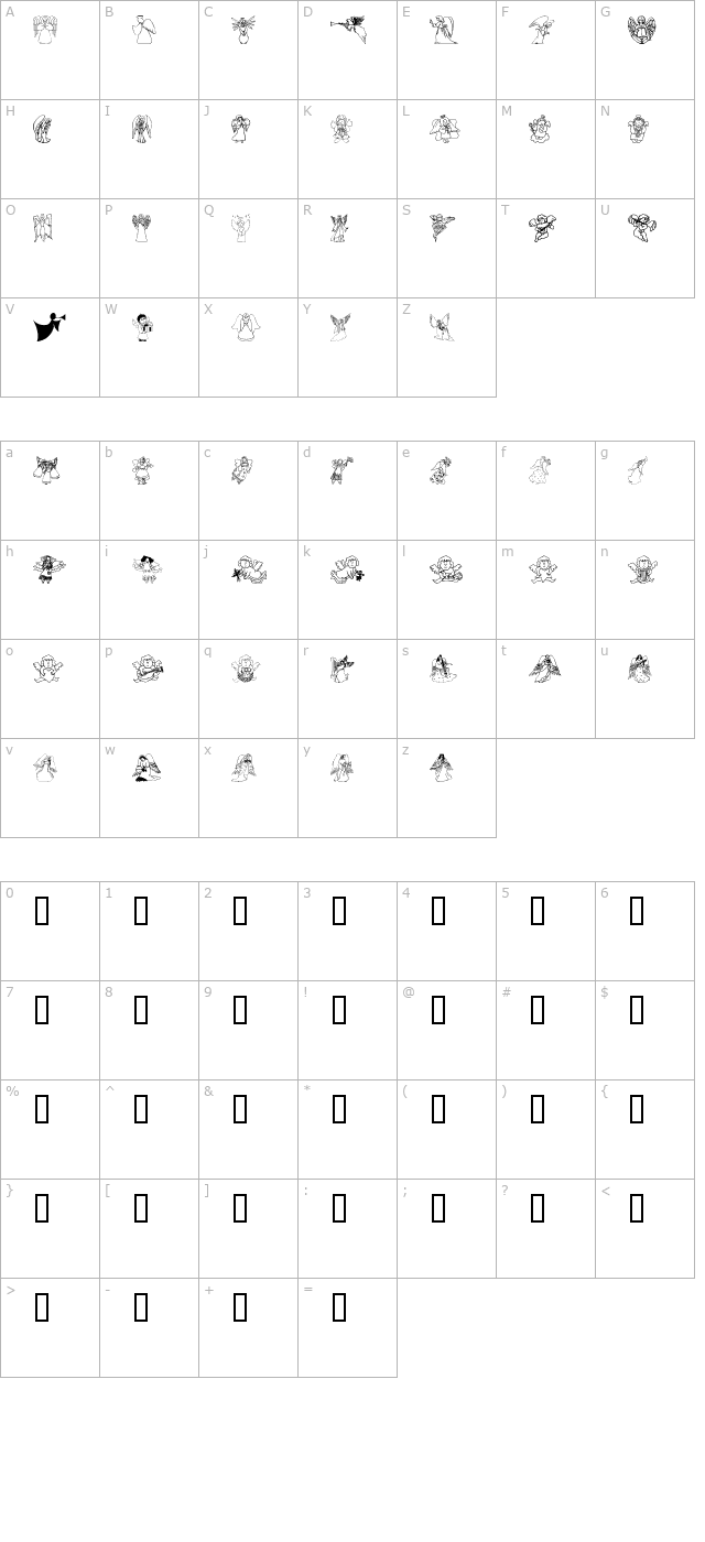 angelos-1 character map