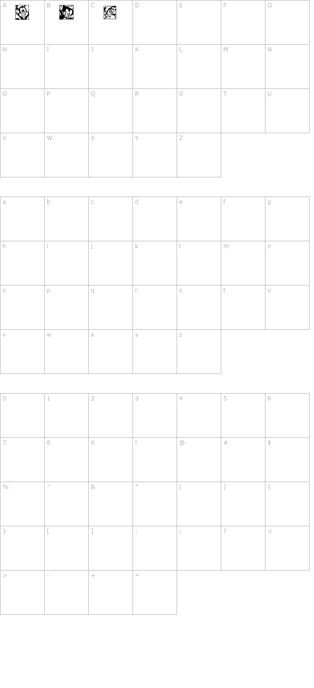 animanibats character map