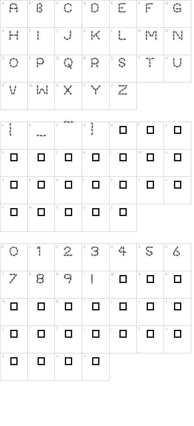 antpile character map