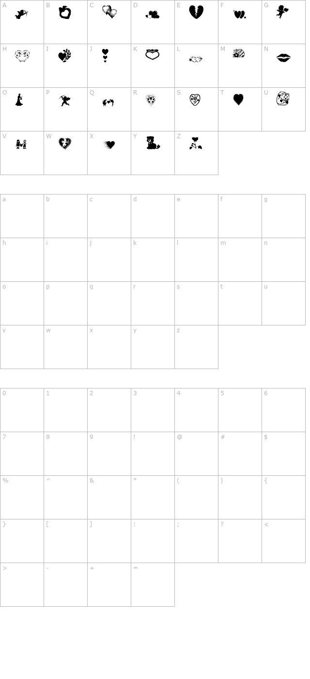 aosvalentine character map