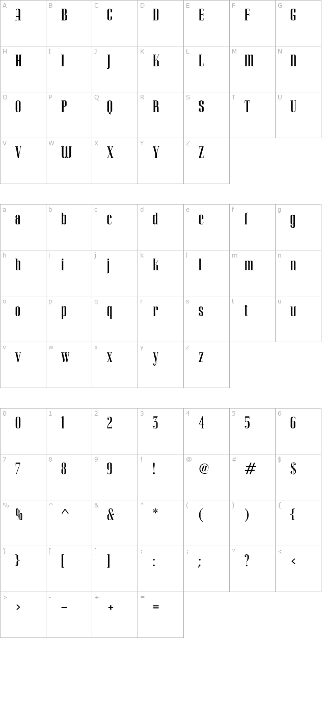 APCorvinusSkylineExpert character map