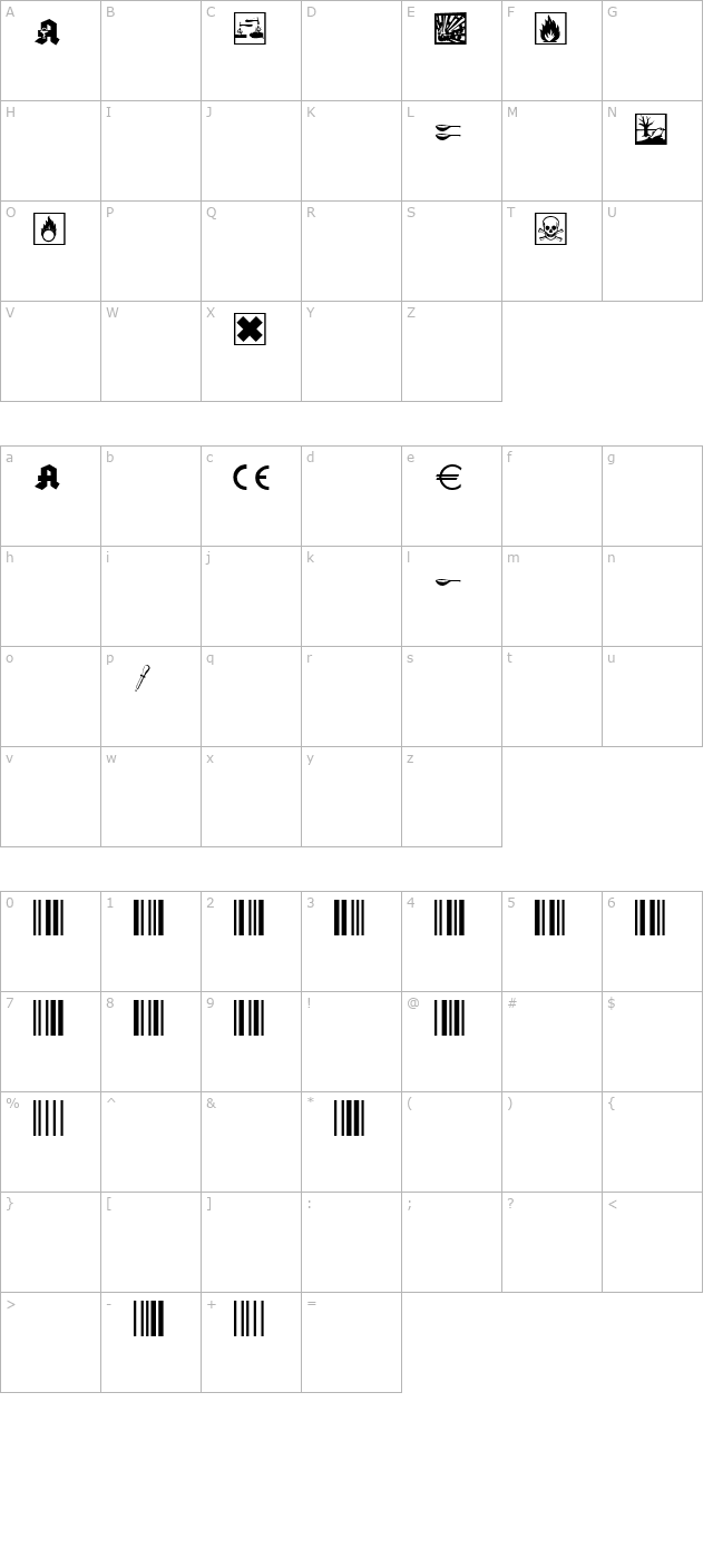 apotheken-logo character map