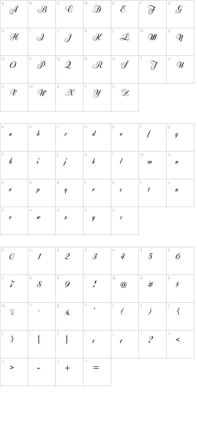 appalacian character map