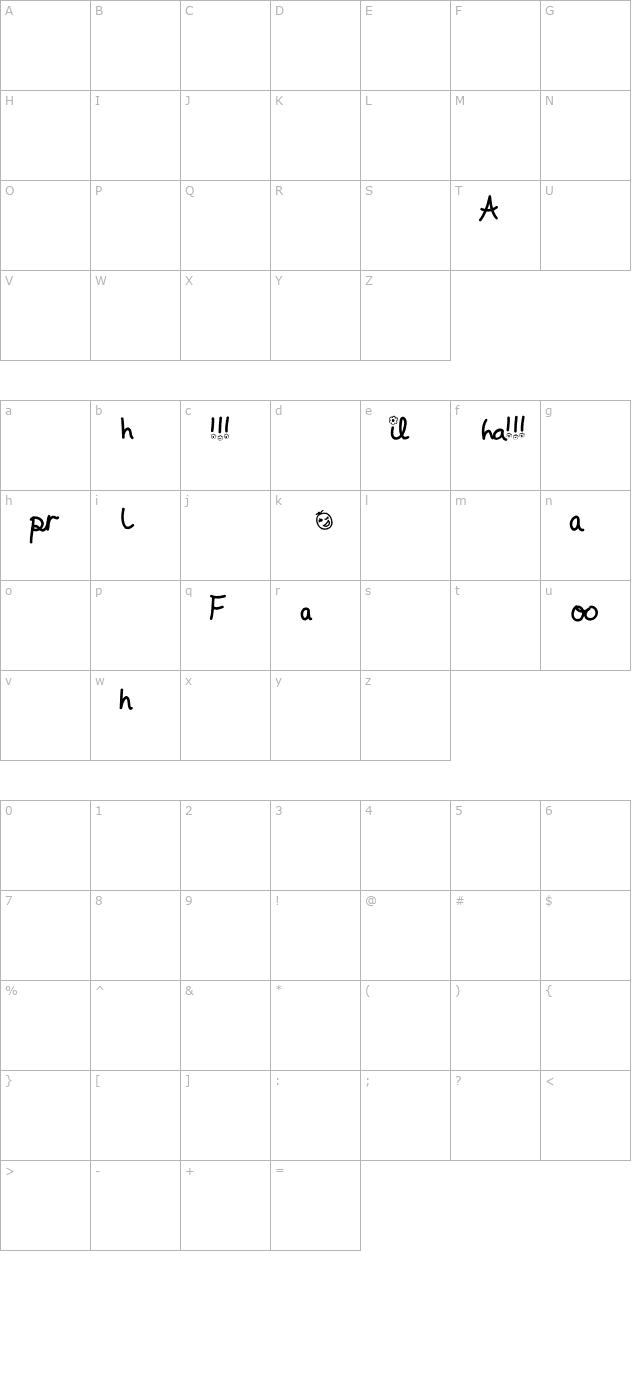 April Fool!!! character map