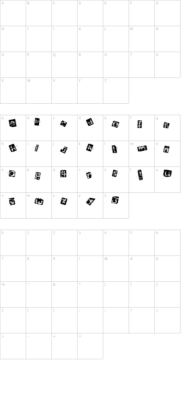 archierotick character map