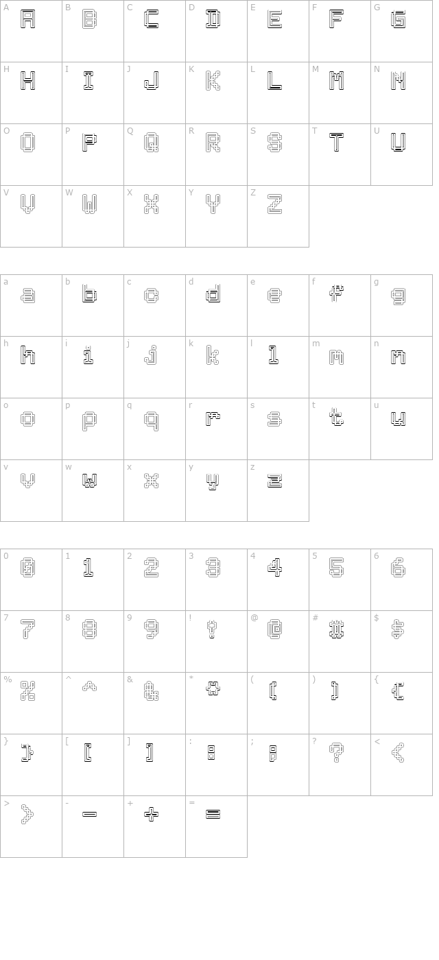 archway character map