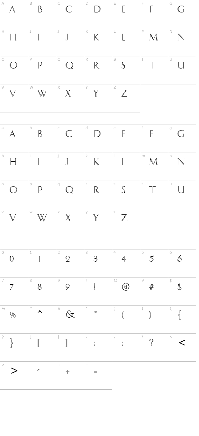 arena-caps-ssi character map