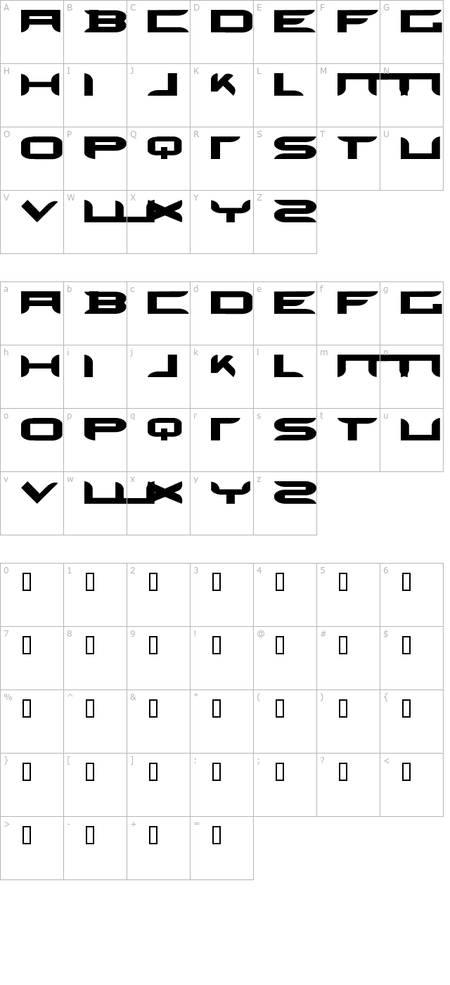 armadillo character map