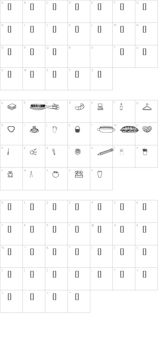 around-the-house character map