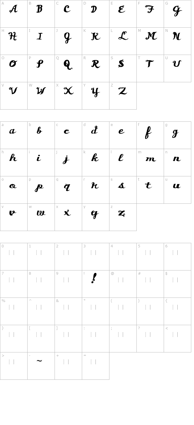 asswipe character map