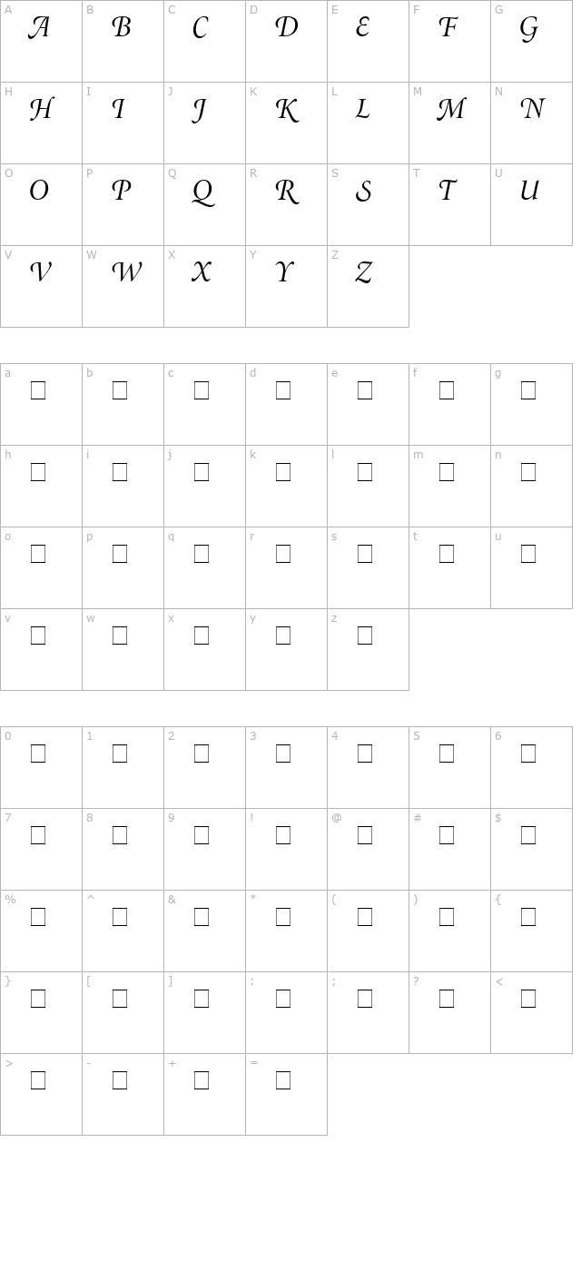 atlantix-swash-display-ssi-display-italic character map