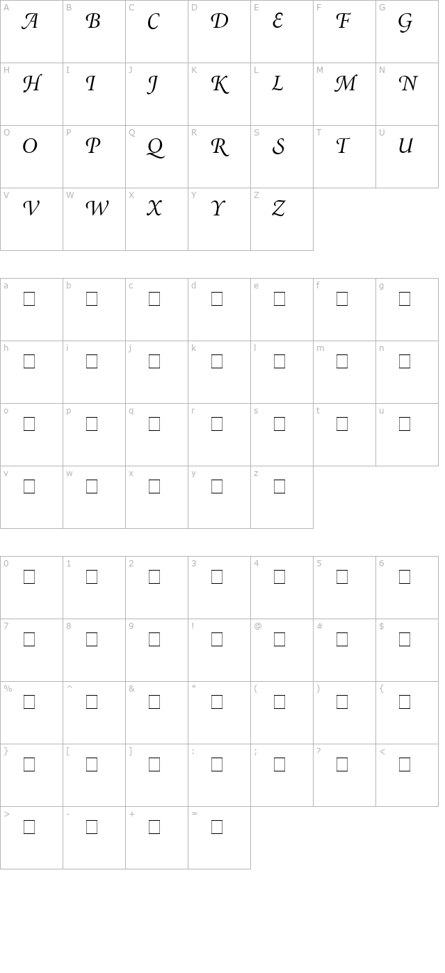 atlantix-swash-ssi-italic character map